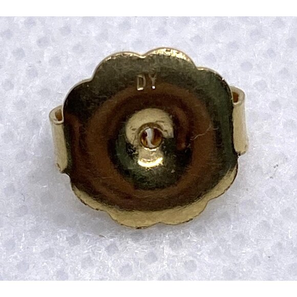 David Yurman Single Earring Back 18K 750 10mm - Picture 3 of 5